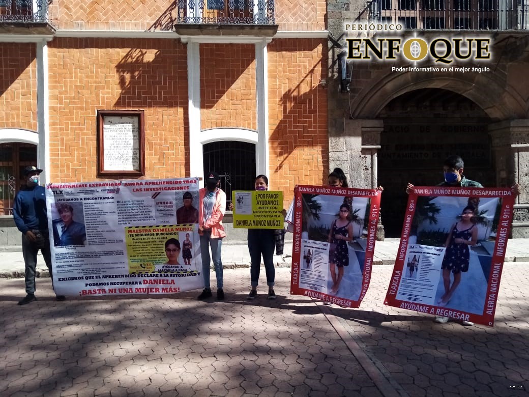 Se manifiestan para denunciar se agilice búsqueda de Daniela Muñoz