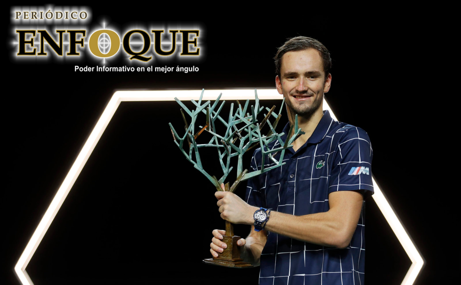 Daniil Medvedev obtiene el título del Rolex Masters de Paris. 