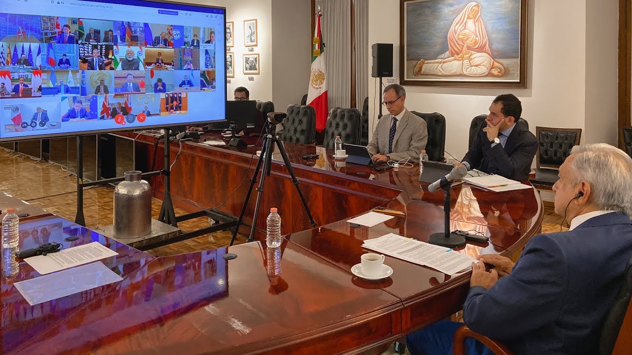 AMLO participará en cumbre virtual del G-20