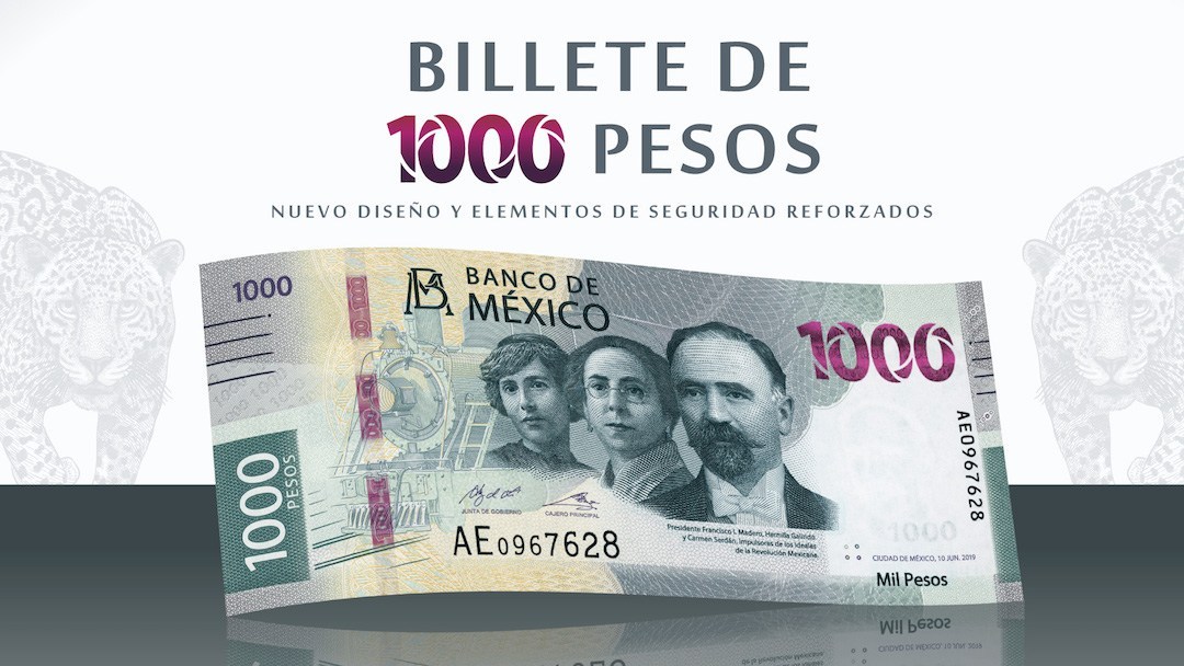 ¡Que viva la Revolución! Banxico presenta nuevo billete de 1000 pesos