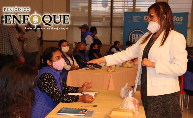 La dirigente estatal del PAN busca empoderar aún más a la mujer para así combatir a la violencia de género que vive el país.  
