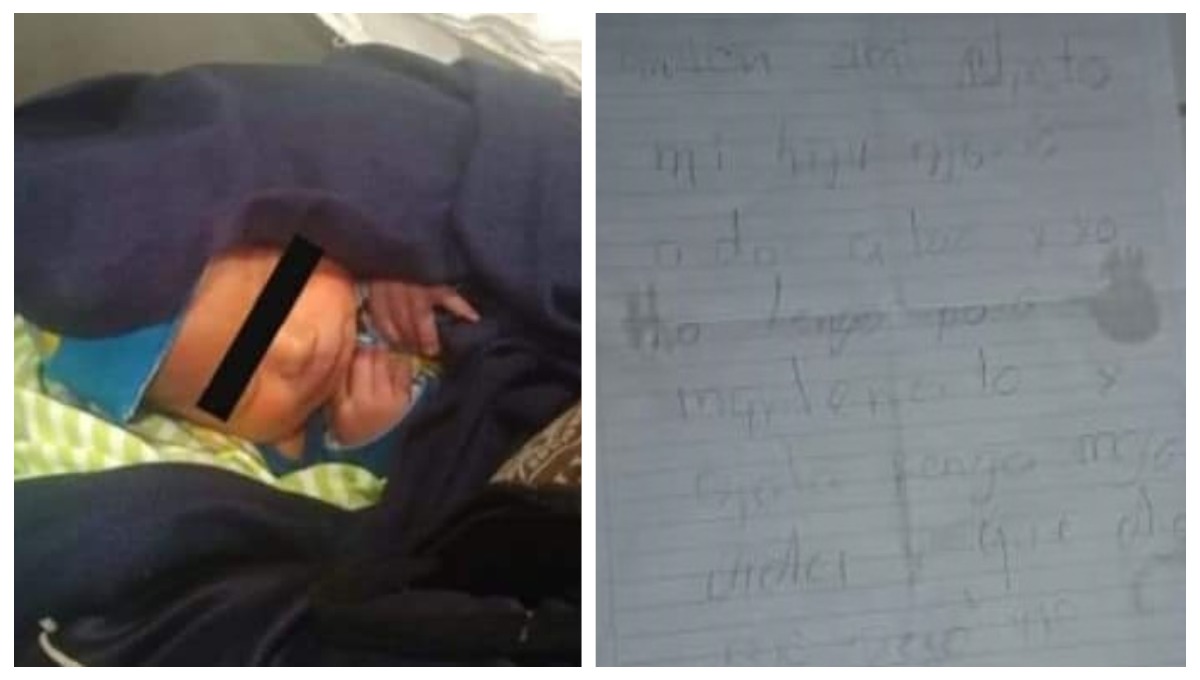 Abuelo abandona a su nieto en una caja de pizza al no poder mantenerlo