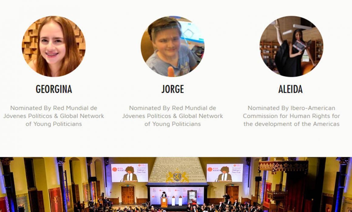 Nominan a jóvenes oaxaqueños a Premio Internacional de los Niños por la Paz