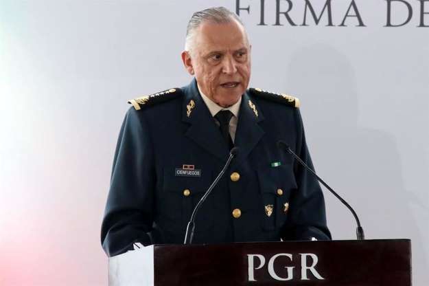 EU acuso a Cienfuegos desde 2019; lo llamaban 'El Padrino'