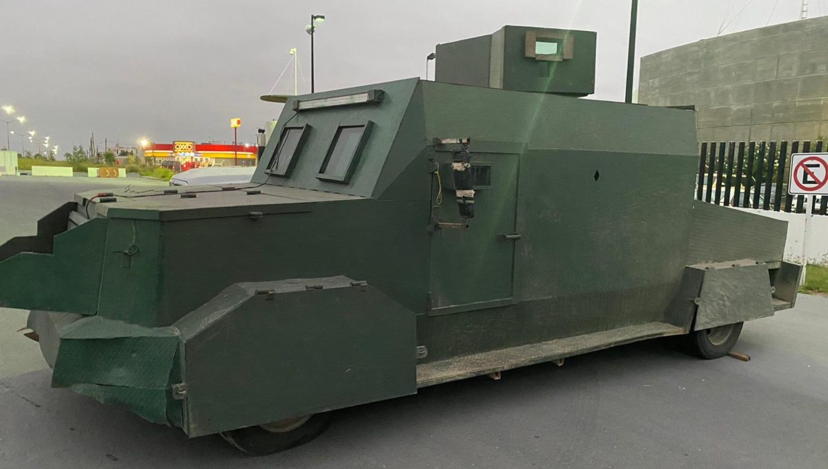 Autoridades decomisan “monstruos” blindados al narco en Tamaulipas