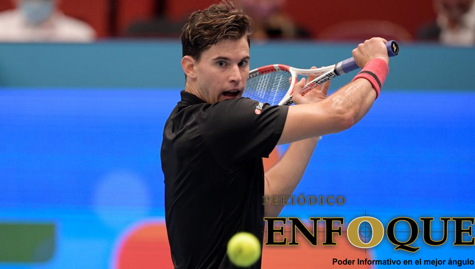 Dominic Thiem avanza a los cuartos de final del Masters de Viena.  