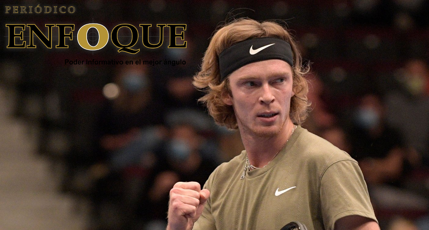 Andrey Rublev busca ganar su quinta final del año. 
