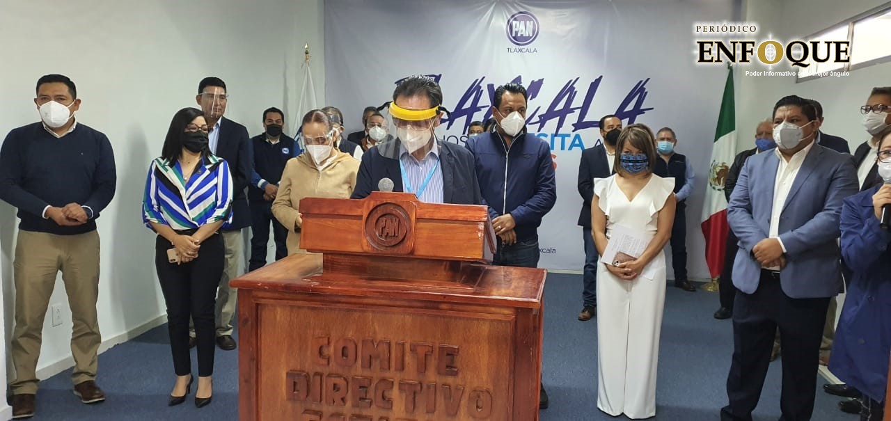 Panistas tlaxcaltecas desafían a Morena a debate público