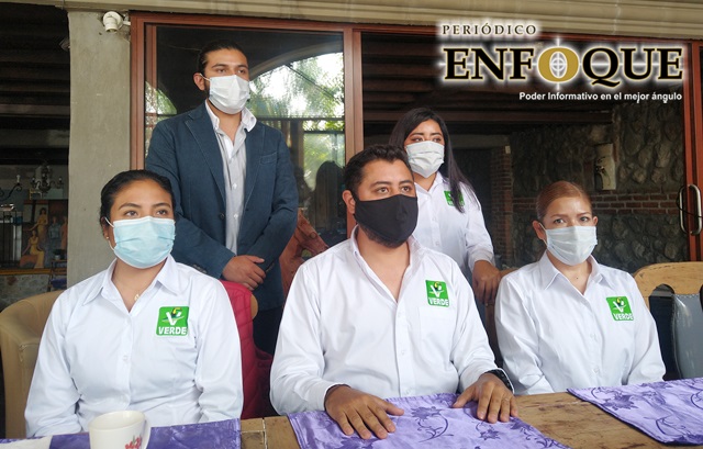 El Partido Verde en San Pedro Cholula irá solo en el 2021: Jaime Sánchez 