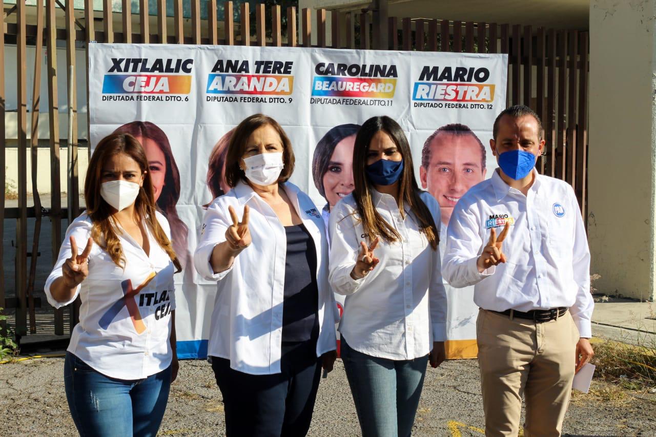 Candidatos de “Va Por México” arrancan campaña con critica al sistema de salud federal