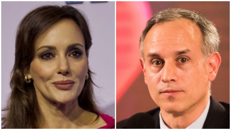 “Esta reñida competencia de sandeces”: Lilly Téllez señalando a Epigmenio Ibarra y López-Gatell