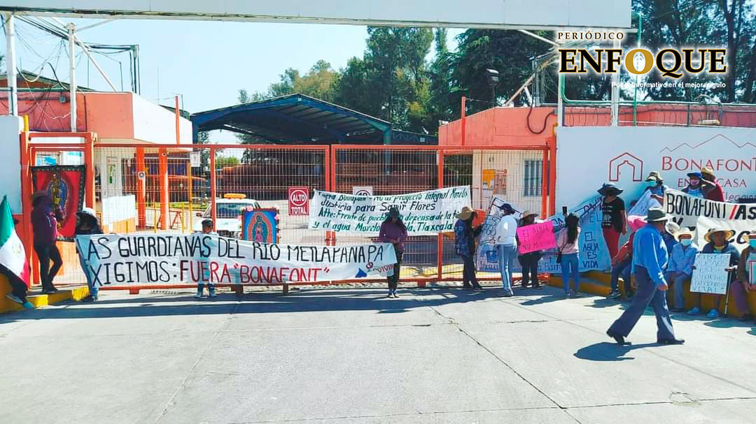 Pide Bonafont reapertura ante bloqueo de vecinos de Juan C. Bonilla; son afectadas 357 familias 