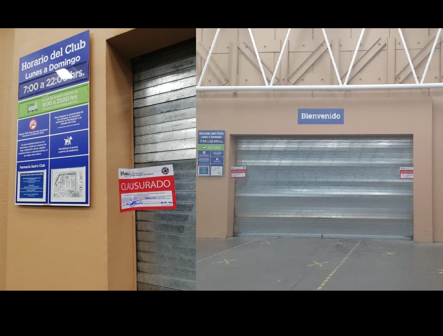 Clausuran a Sam´s La Noria por incumplir medidas sanitarias