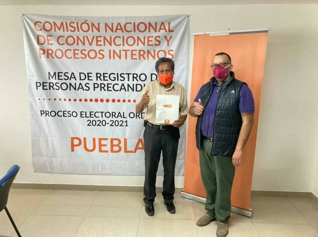 Movimiento Ciudadano Oficializa la candidatura de Benjamín Escobar Ramírez por San Felipe Teotlalcingo.