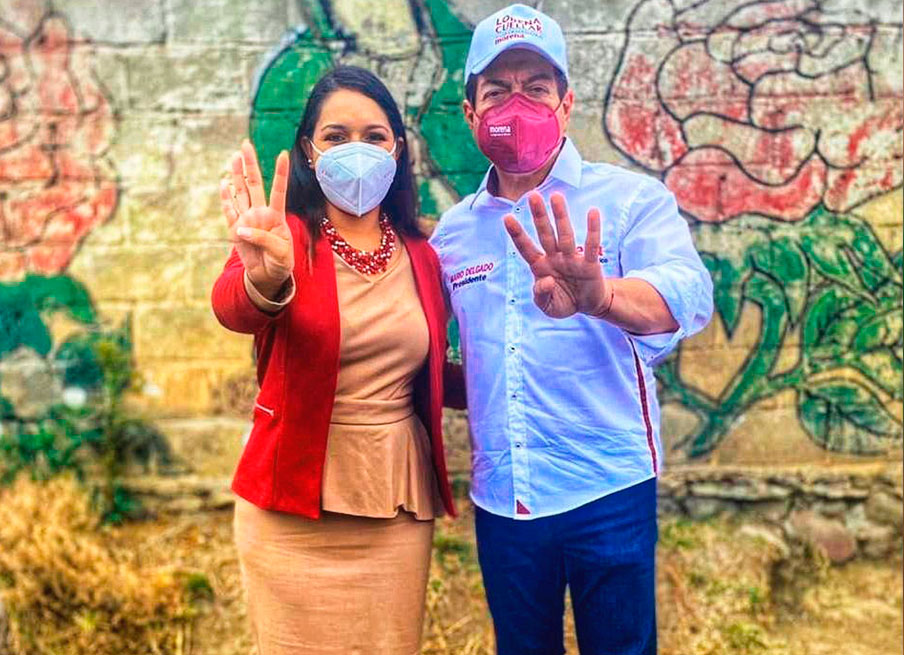 Afirma Tonantzin que será candidata en San Pedro Cholula, tras reunión con Mario Delgado