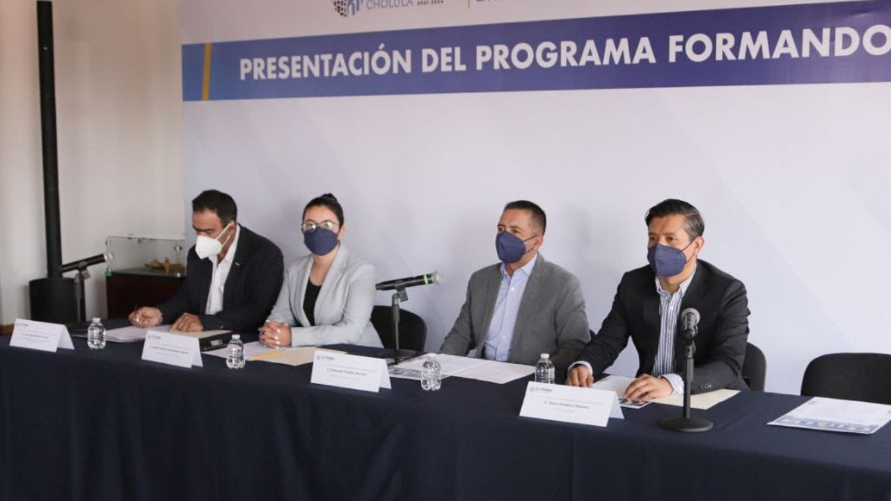 Ayuntamiento de San Andrés Cholula presentó el Programa "Formando Futuro"