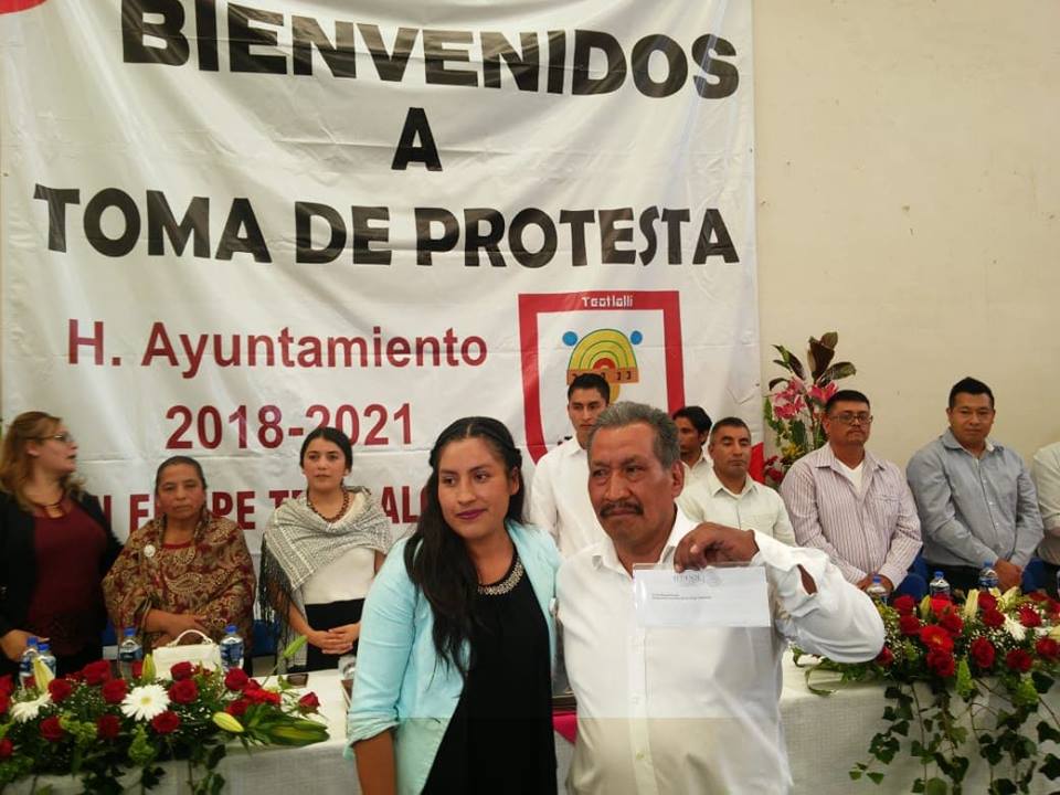 Ante evidente ausencia de seguridad en San Felipe Teotlalcingo, edil municipal busca la reelección