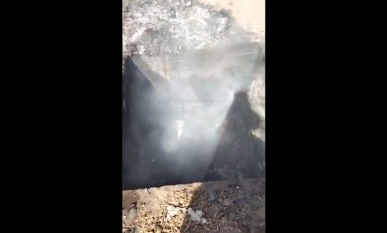 Madres Buscadoras de Sonora hallan pozo en Guaymas con restos humanos calcinándose