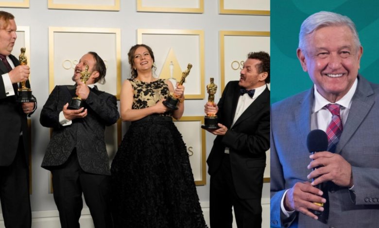 AMLO felicita a mexicanos ganadores del Oscar a mejor sonido por “Sound of Metal”