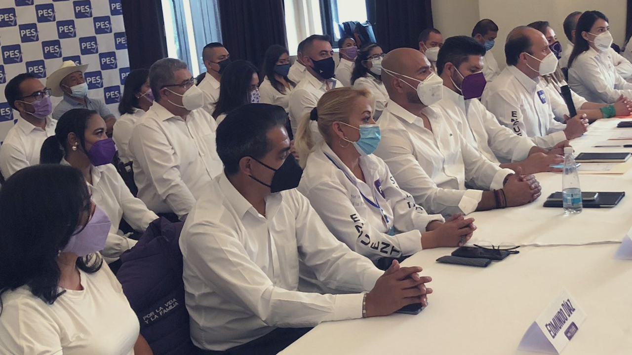 PES Puebla hace presentación de la Planilla de su Candidato a la Alcaldía de la Capital del Estado.  