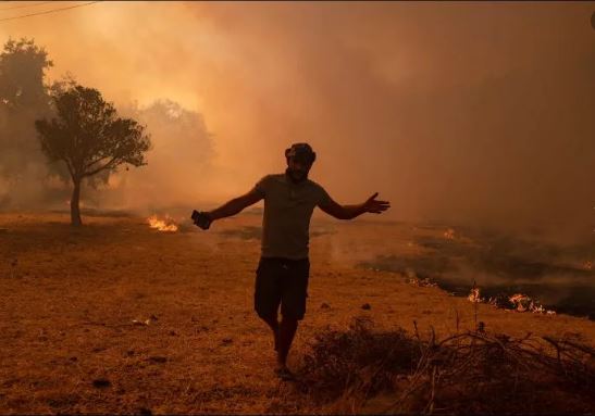 Ola de calor aviva los incendios forestales: Europa