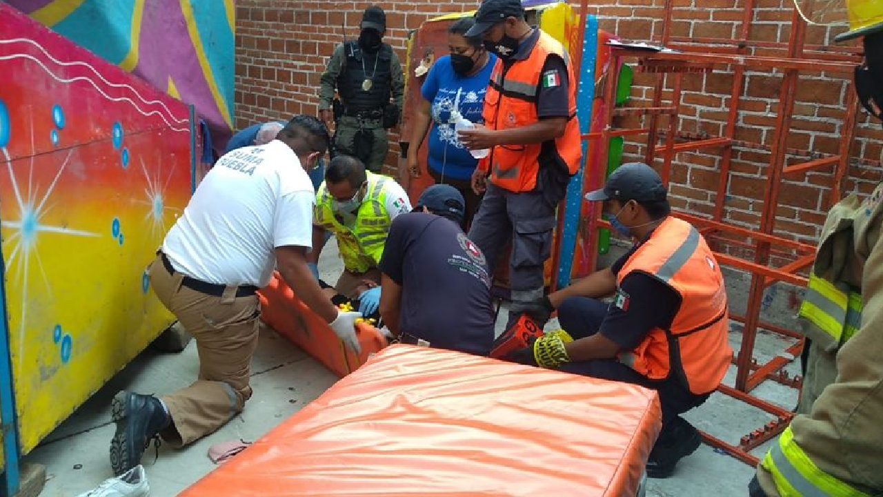 Falla en Juego Mecánico en Tepontla deja un saldo de tres personas lesionadas
