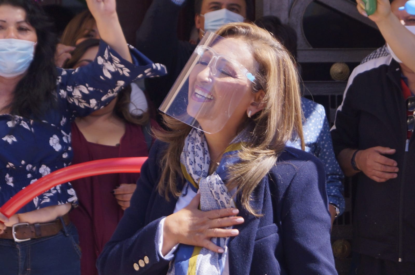 Covid-19 cancela toma de protesta de Lorena Cuellar en el estadio Tlahuicole 