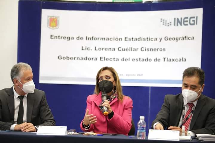 INEGI pacta convenio con Lorena Cuéllar 