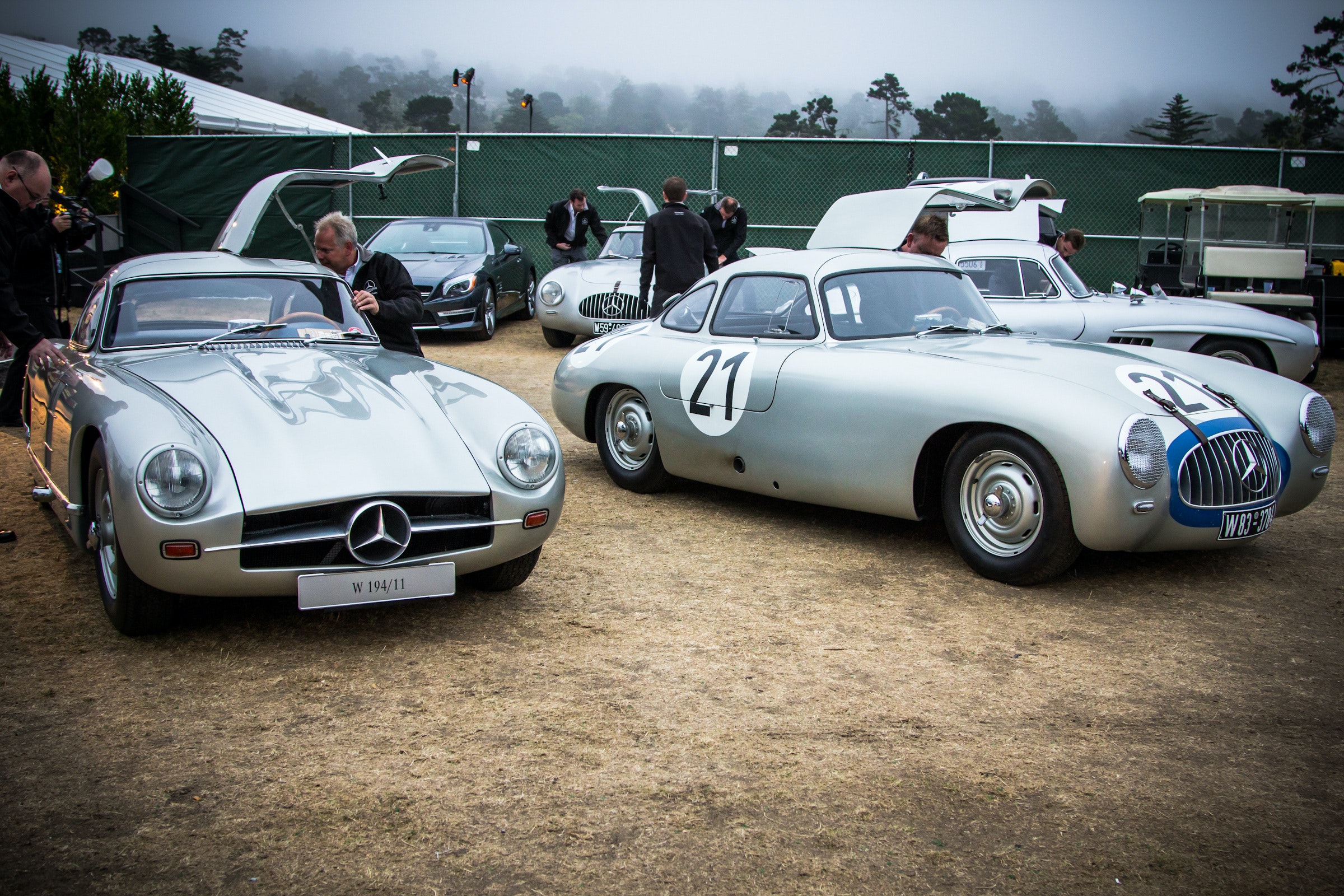 El glamour del Mercedes-Benz SL en el Concours d'Elegance de Pebble Beach