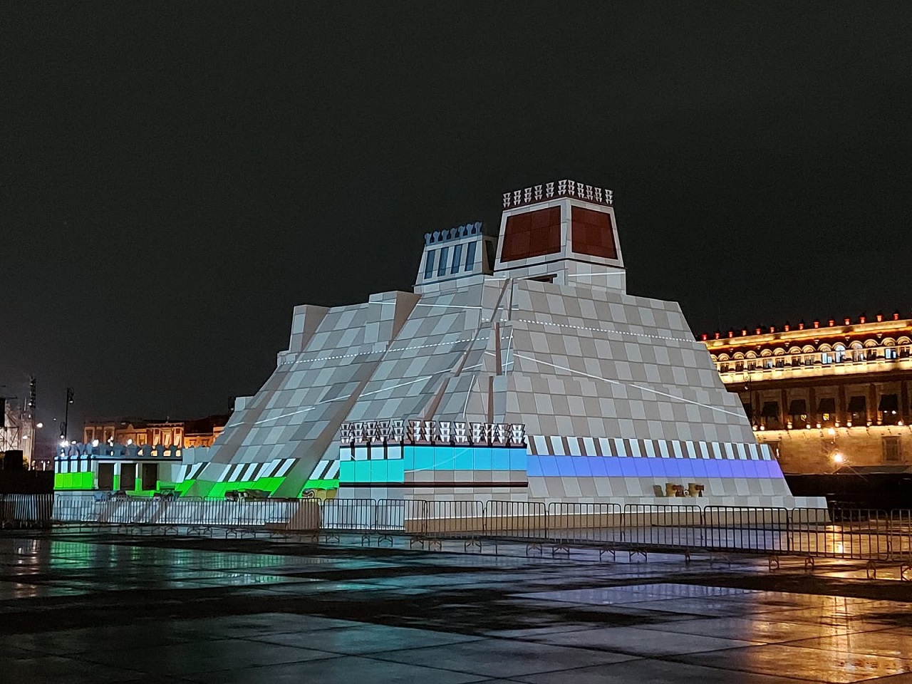 Reproducción monumental del Templo Mayor fue inaugurada en el Zócalo de la CDMX (VIDEO)