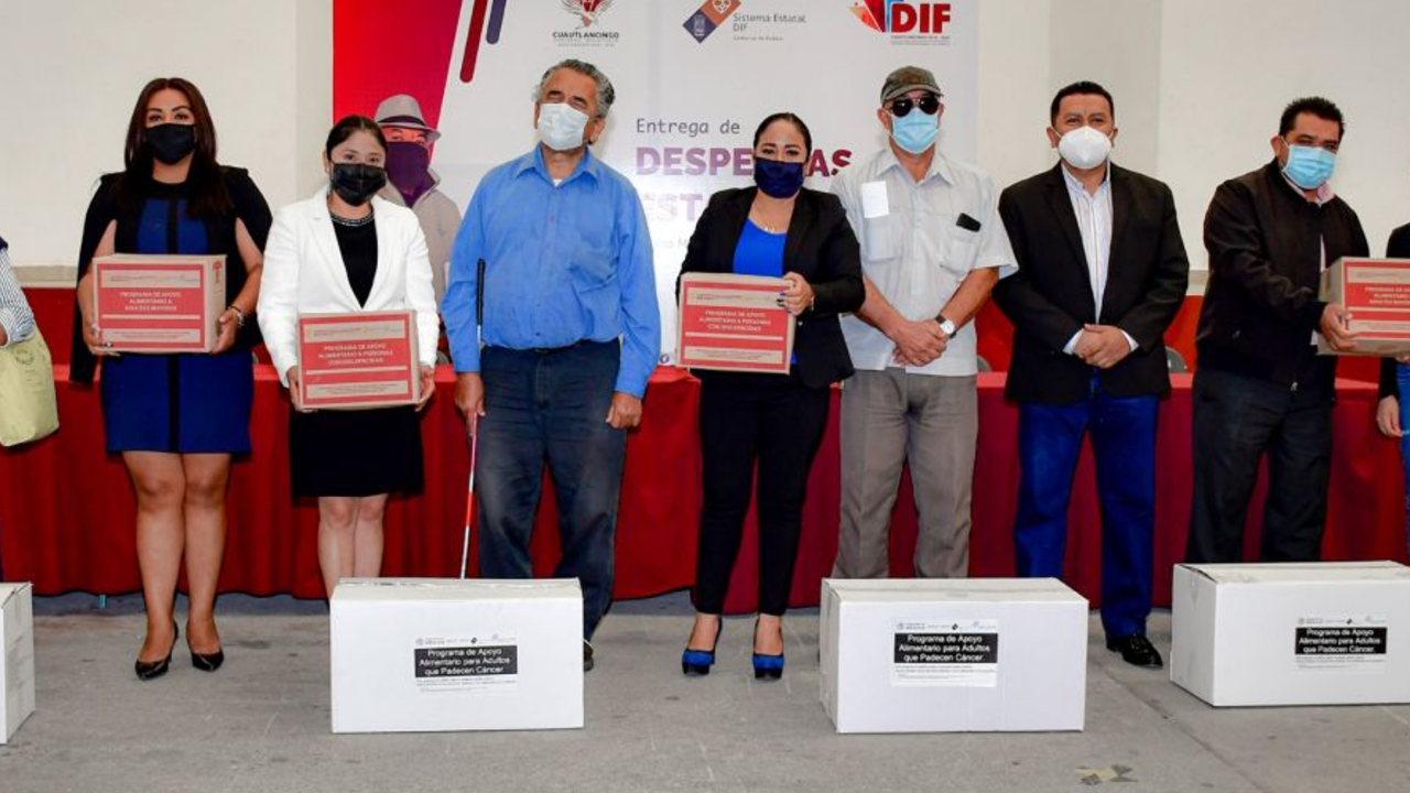 Ayuntamiento de Cuautlancingo asegura que han crecido en un 300% la entrega de despensas de los Programas Estatales 