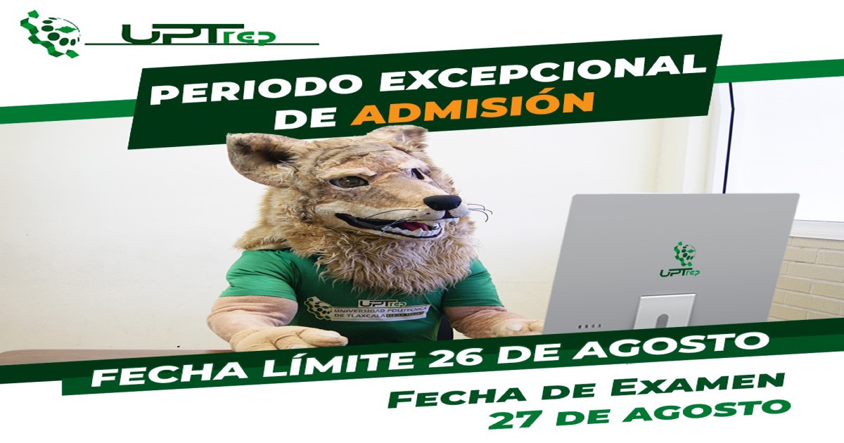 Anuncia UPTREP periodo extraordinario de admisión