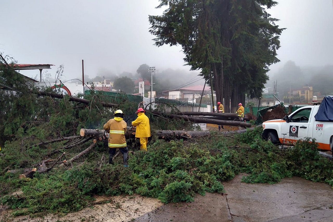 Paso de huracán Grace en Puebla deja tres muertos