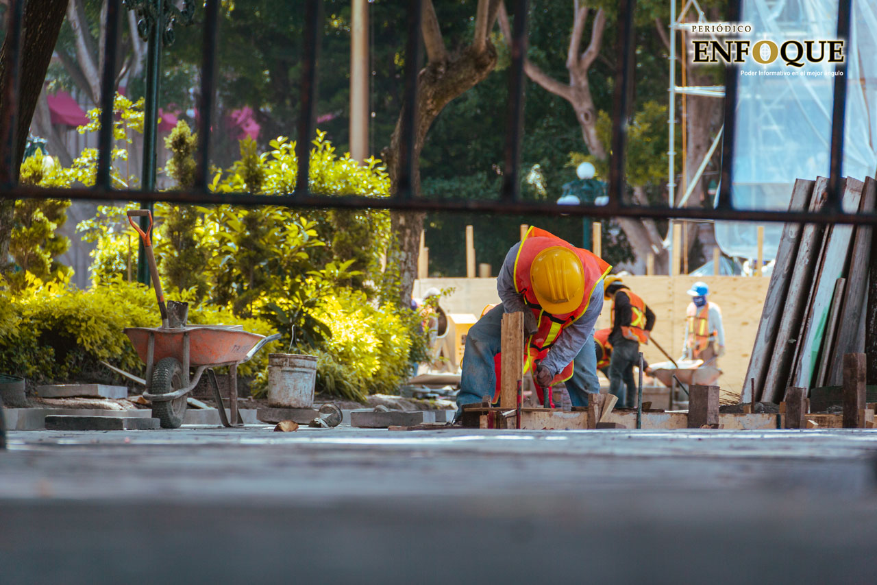 Obras en el Zócalo concluirán antes del festejo del Grito de Independencia