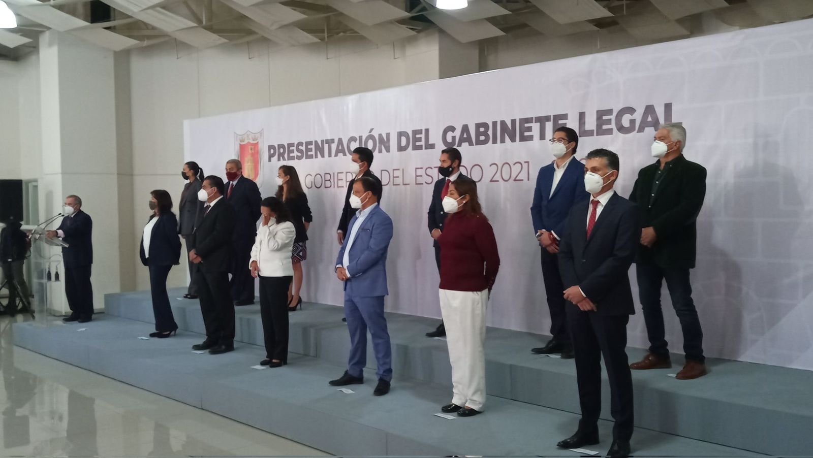 Presentan Gabinete Legal de la administración estatal 2021-2027 