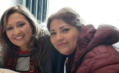 Angélica Domínguez, la coordinadora de prensa con Lorena Cuéllar