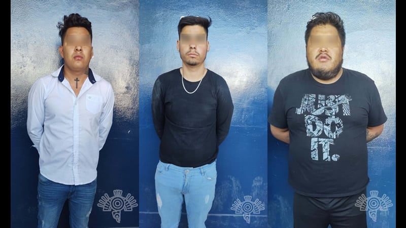 Detienen a narcomenudistas de 19, 22 y 30 años en la colonia Barranca Honda