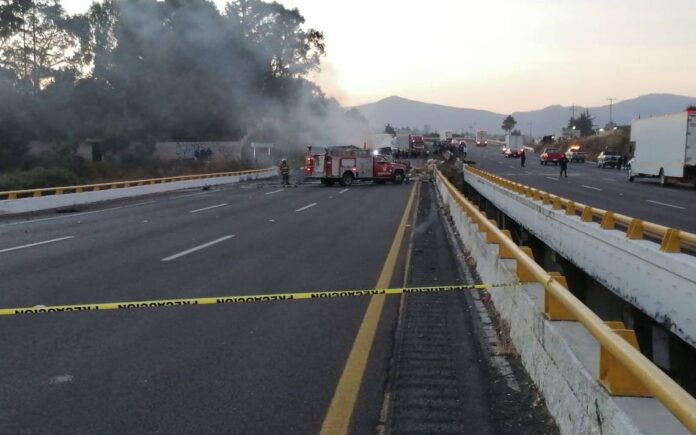 15 peregrinos lesionados dejó el accidente en la México - Puebla