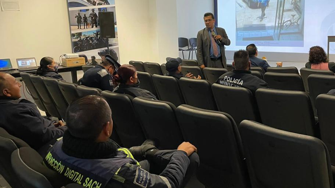 Policía de San Andrés Cholula es capacitada en materia de Seguridad Bancaria