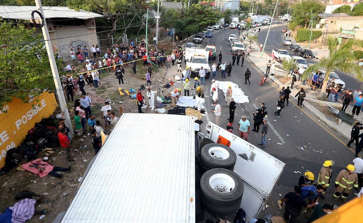 Ya suman 56 migrantes fallecidos por el accidente en Chiapas, además 62 se encuentran hospitalizados
