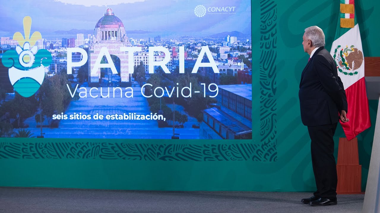 Convocan a mexicanos para probar la vacuna "Patria" fabricada en el país