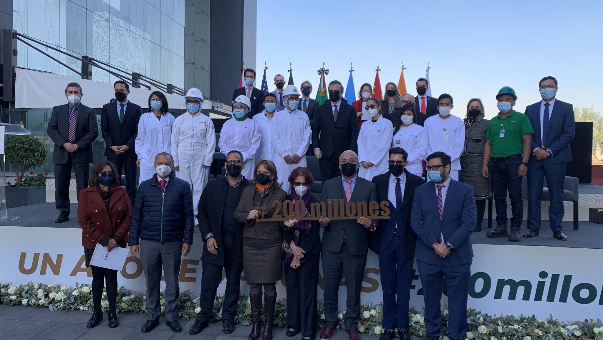 SRE garantiza para el 2022 abasto de vacunas contra Covid para México