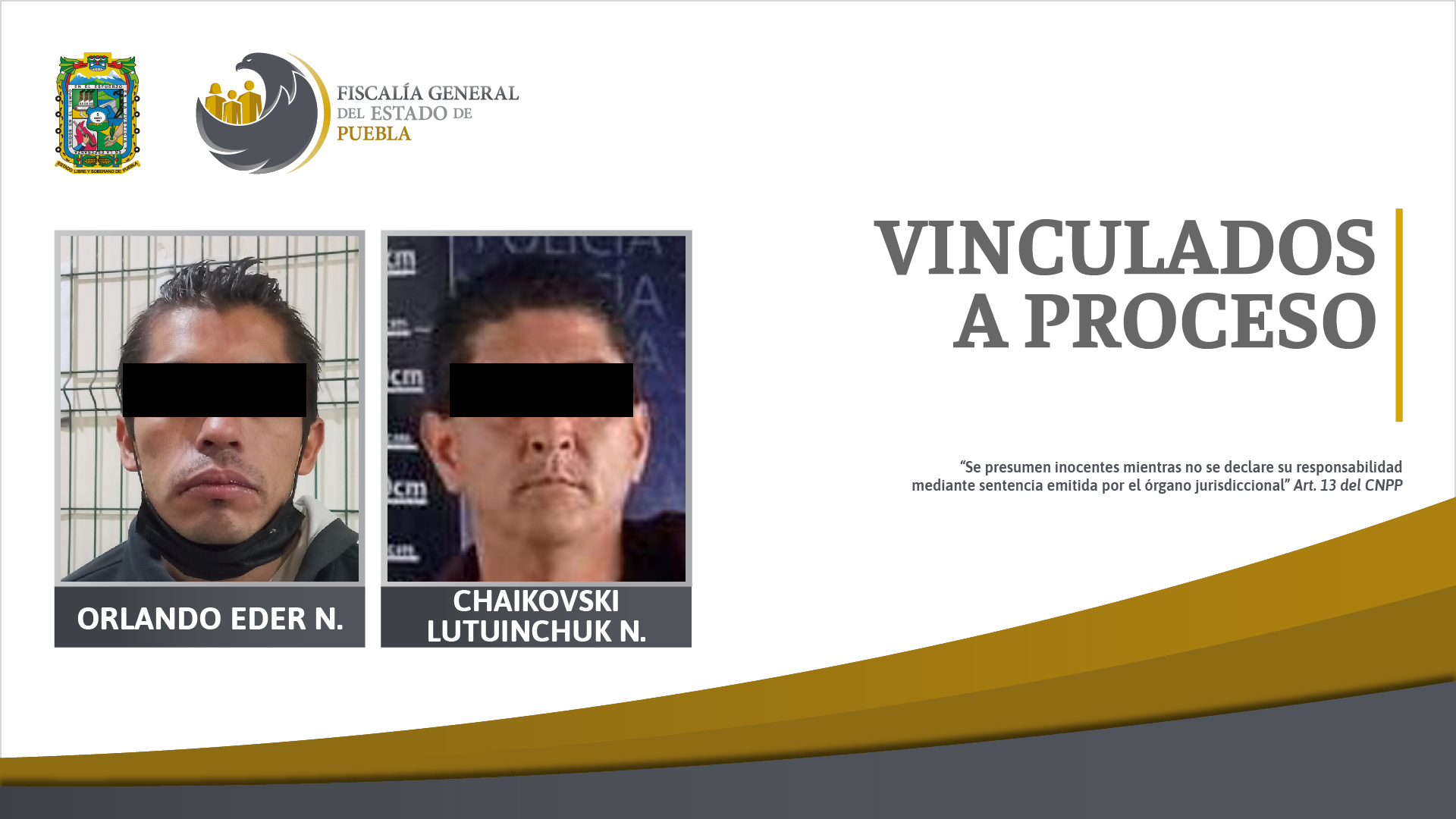 Vinculados a proceso por robo simple y agravado