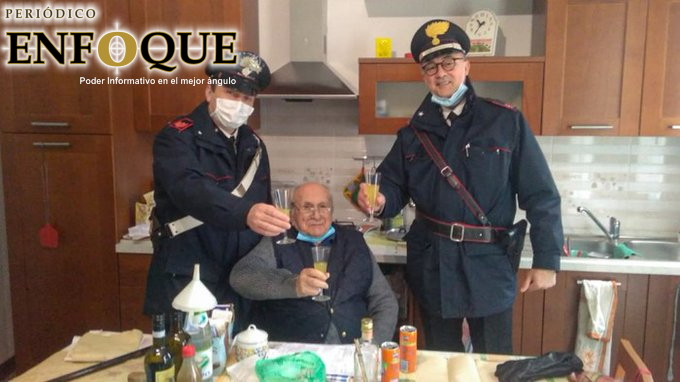 Entérate. Anciano de 94 años llamó a la policía para celebrar las Fiestas Decembrinas porque se sentía solo. 