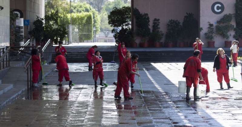 No siguen orden de AMLO: Gobierno federal alista contrato de limpieza a través de outsourcing