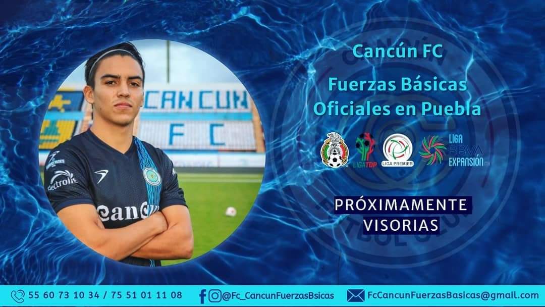 El Cancún FC tendrá Fuerzas Básicas en Puebla