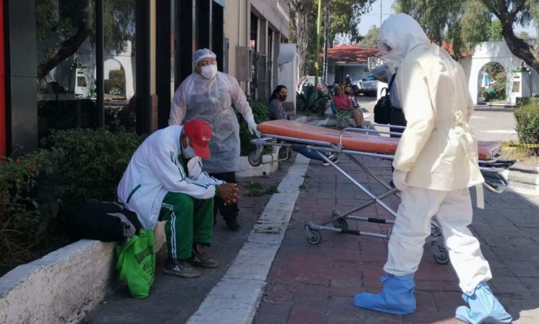 Familiares abandonan a abuelito por padecer COVID