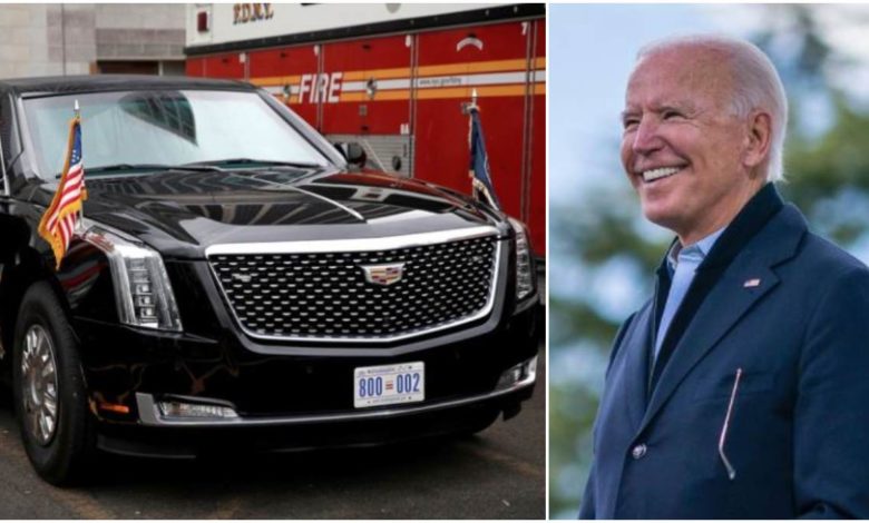 “La bestia”, la limusina blindada para transportar al presidente Joe Biden