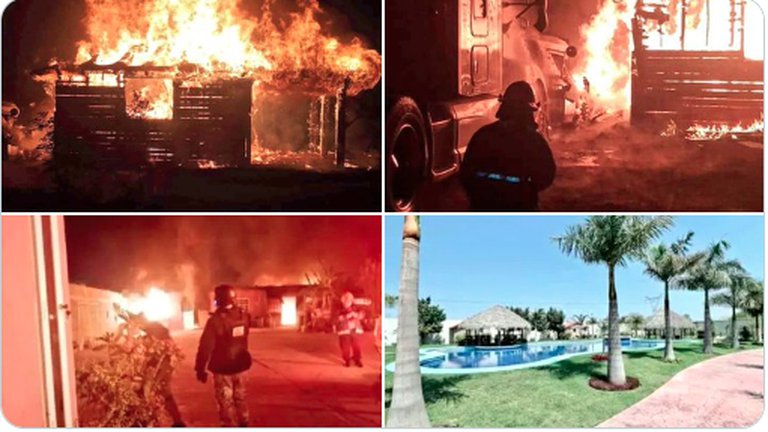 Qué hay detrás del incendio en la mansión del “Marro”, ex líder del Cártel de Santa Rosa de Lima