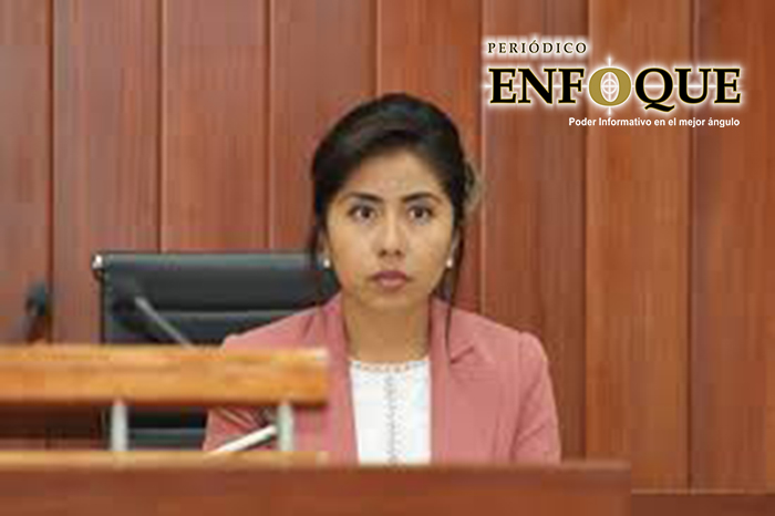 Debe Congreso de Tlaxcala sancionar a la diputada María Félix; difundió propaganda gubernamental